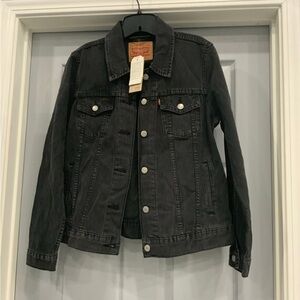 Levi's Charcoal Gray Denim Jacket